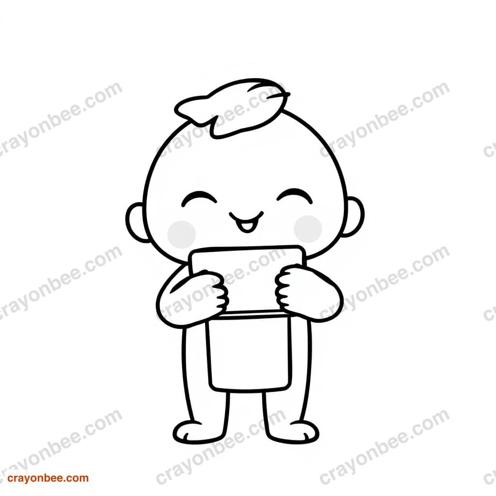 Harmonica Coloring Page β Free Printable PDF